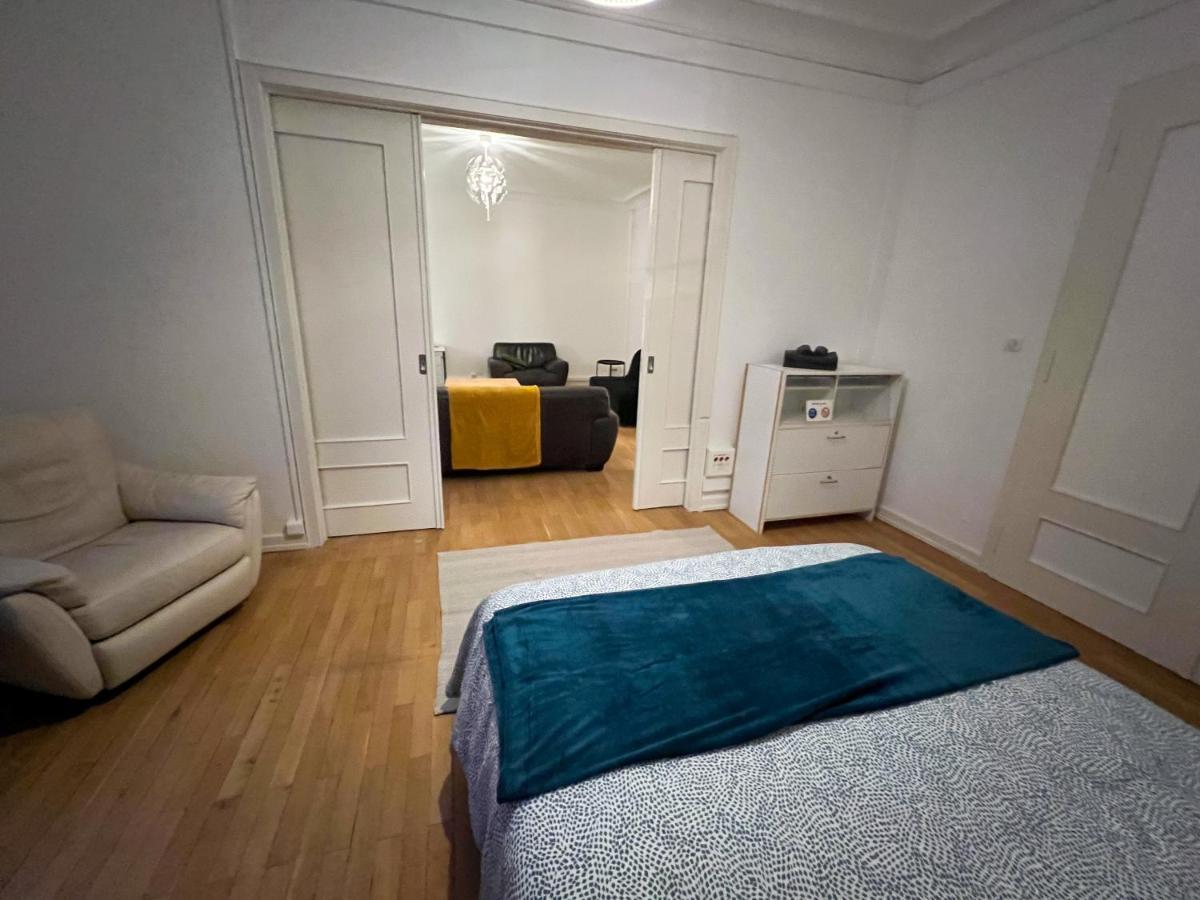 Chambres Privees -Private Room- Dans Un Spacieux Appartement - 100M2 Centre Proche Gare Mulhouse Exterior foto