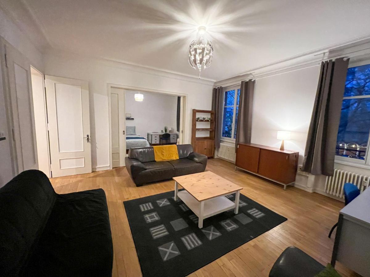 Chambres Privees -Private Room- Dans Un Spacieux Appartement - 100M2 Centre Proche Gare Mulhouse Exterior foto